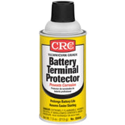 CRC battery terminal protector front packaging showing brand and corrosion protection benefit