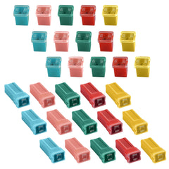 CrocSee close-up of fuse ends showing color coding for fast amperage identification
