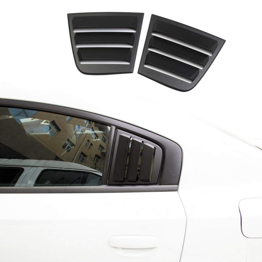 crosselec front and side view showing aggressive window louvers enhancing profile