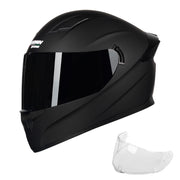 Crown Racing F-700 front view showing full-face protection and aerodynamic profile