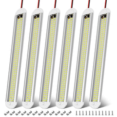 CT CAPETRONIX front view of six-bar pack, bright uniform lighting benefit