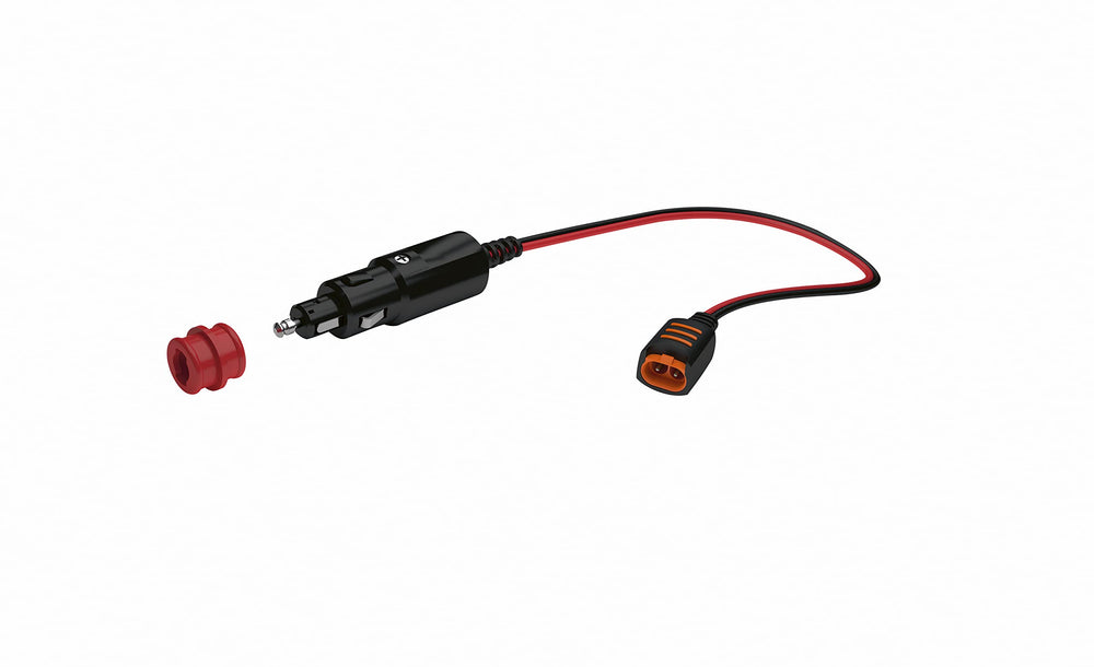 CTEK CIG Plug front view showing connector and secure fit benefit