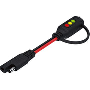 CTEK comfort indicator pigtail front view showing plug and housing for easy connection