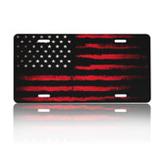 CTVSLFU front license plate cover front view showing bold flag design and visual appeal