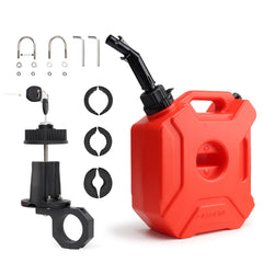 CUCNEXT front view of red tank showing shape and secure cap for easy transport