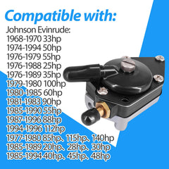 CULMKARI fuel pump side connection detail showing inlet outlet compatibility