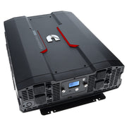 Cummins inverter front panel showing outlets and Bluetooth for easy control