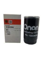 Cummins Onan 122-0836 front view showing label and fit