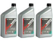 Cummins 3265336 Onan front packaging showing three 1-quart bottles and clear labeling for easy identification