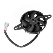 CuraceQ front view of 4-inch cooling fan showing compact profile and efficient airflow