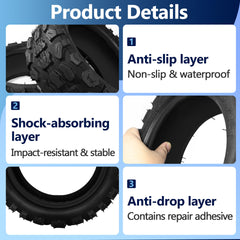 CuraceQ brass valve stem and accessories displayed for easy tubeless installation benefit