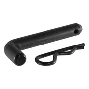 CURT hitch pin front view showing robust 5/8 inch steel construction and secure fit