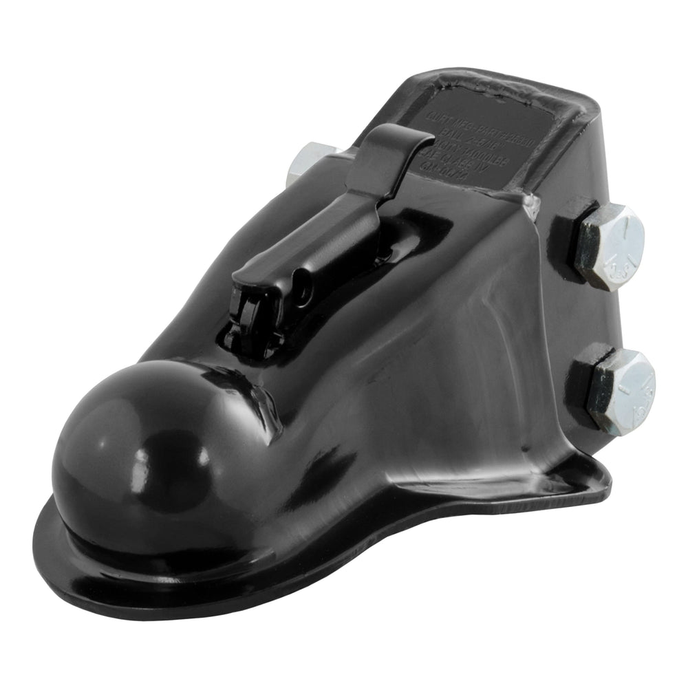CURT 25330 front view showing coupler face and secure fit, durable connection benefit