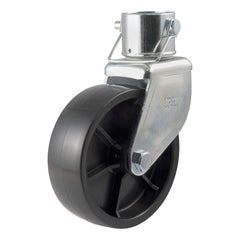 CURT 28276 front view showing poly wheel and smoother maneuvering benefit