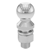 CURT 40008 front profile showing chrome finish and heavy-duty shape for reliable towing