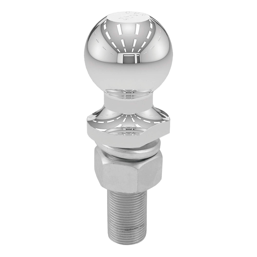 CURT 40020 front view showing chrome ball and clean finish for reliable towing