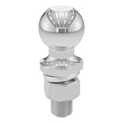 CURT 40038 front view showing ball profile and chrome finish for durable towing