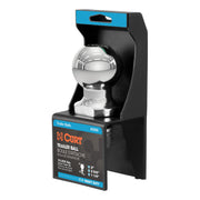 CURT 40069 front view showing ball and chrome finish for durable towing