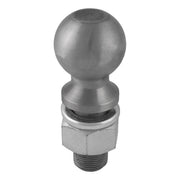 CURT 40085 front view raw steel ball showing durable finish and capacity