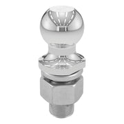 CURT 40090 front view showing 2-inch ball and chrome finish for reliable towing