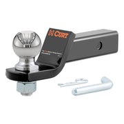 CURT 45041 front profile showing pre-attached ball and ready-to-tow convenience