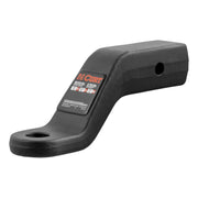 CURT front view of forged ball mount showing robust shape and towing strength