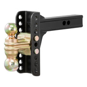 CURT 45900 front view showing dual balls and channel, durable towing solution