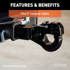CURT 48004 installed on vehicle towing a trailer demonstrating reliable use