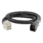 CURT 51452 front connector showing vehicle plug and clean fit benefit