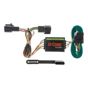 CURT front connector showing plug orientation and easy installation benefit