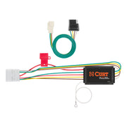 CURT 56217 front view of 4-way flat connector showing secure plug-in design and easy hookup