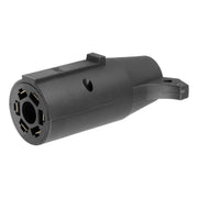 CURT 57260 front view showing 7-way to 6-way adapter and secure fit