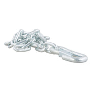 CURT safety chain front view showing compact hook and secure connection benefit
