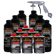 Custom Coat front packaging with spray gun showing complete kit and easy setup