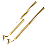 Custom Shop front view of both pens showing metal bodies and caps for durable precision