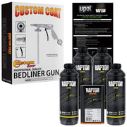 Custom Shop U-Pol Raptor front packaging showing kit components and quick benefits