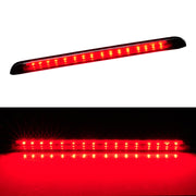 Cxdar front view of third brake light showing sleek black housing and bright LEDs