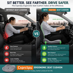 Cxprctpu non-slip rubber base with silicone grip keeping cushion securely positioned