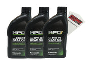 Cyclemax front packaging showing three KPO bottles and funnel for convenient servicing