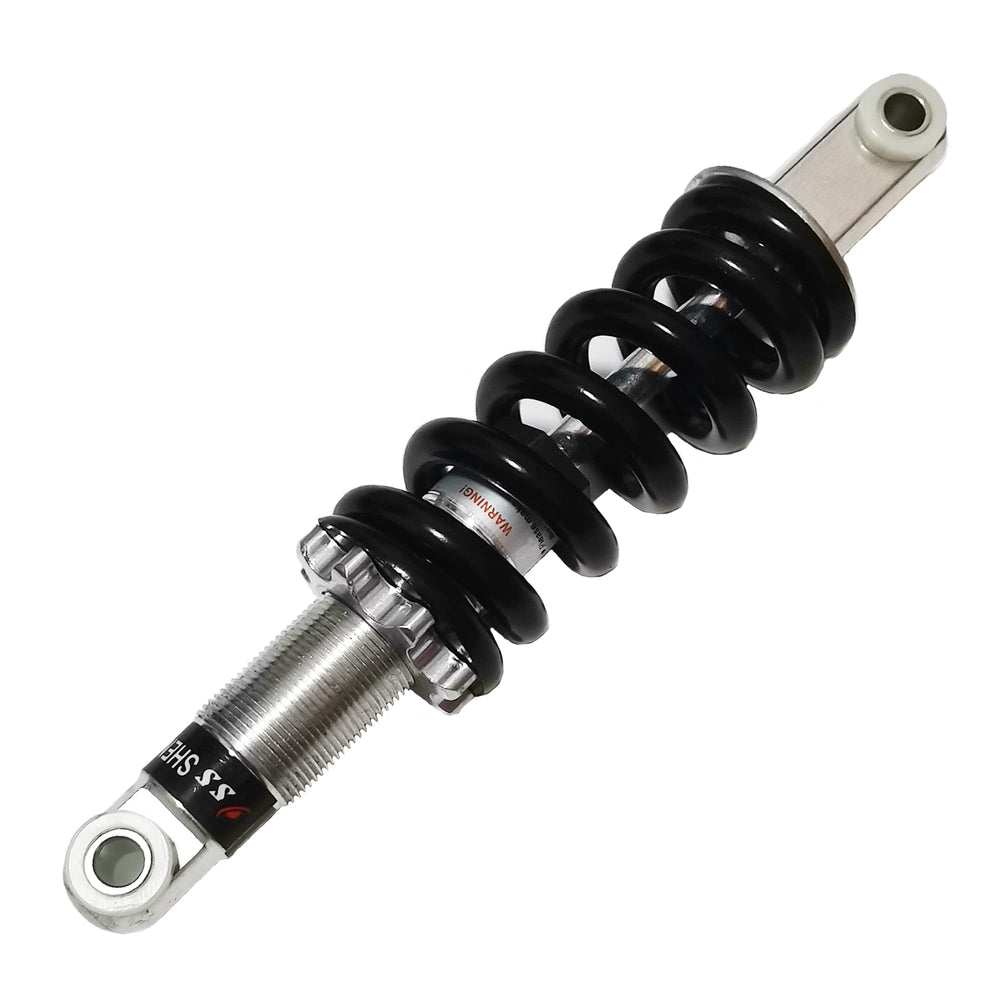 CYDZSW front view of rear shock showing overall design and sturdiness