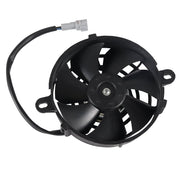 Cylemoto 5-inch fan front view showing compact cooling benefits