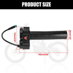 Cylemoto 5‑pin connector closeup highlighting waterproof male plug and secure fit