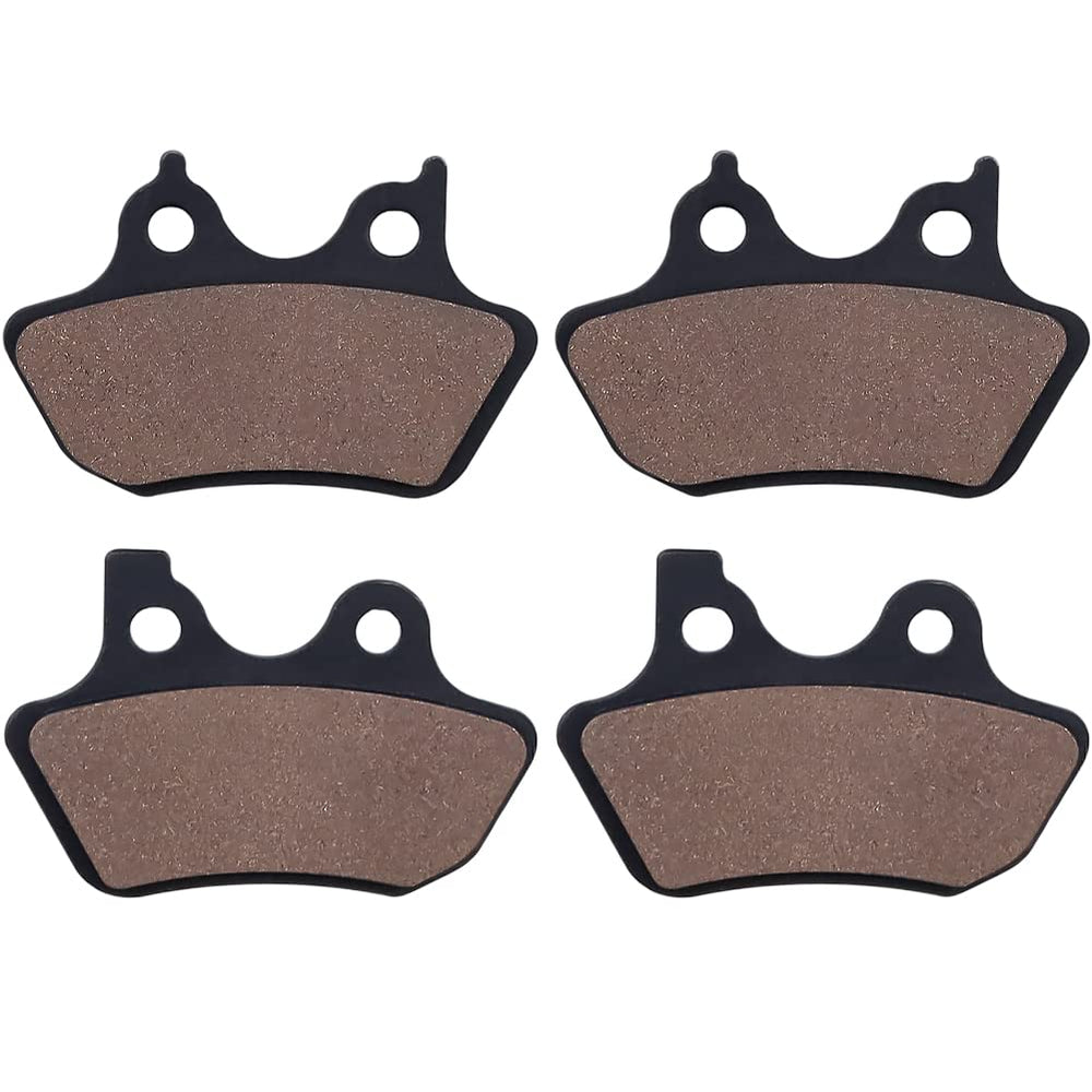 Cyleto packaging showing front and rear brake pads and model fitment benefits