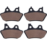 Cyleto packaging showing front and rear brake pads and model fitment benefits
