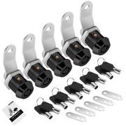 Cylinnda front view lock assembly showing sturdy zinc alloy and secure fit