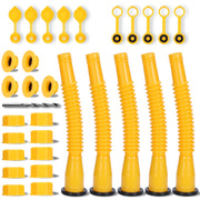 Cyluer front packaging showing five spouts and caps, highlights complete kit benefit