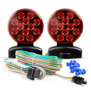 CZC AUTO front view of towing light kit showing compact design and bright LEDs