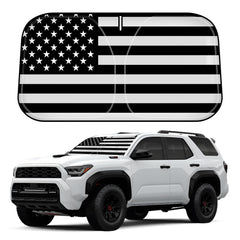 D-Lumina front packaging showing American flag sun shade and clear fit