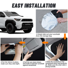 D-Lumina installed on Toyota 4Runner windshield reducing cabin heat