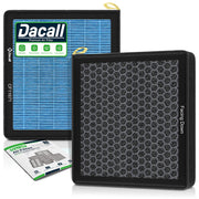 Dacall cabin filter front packaging showing model CF11671 and benefits